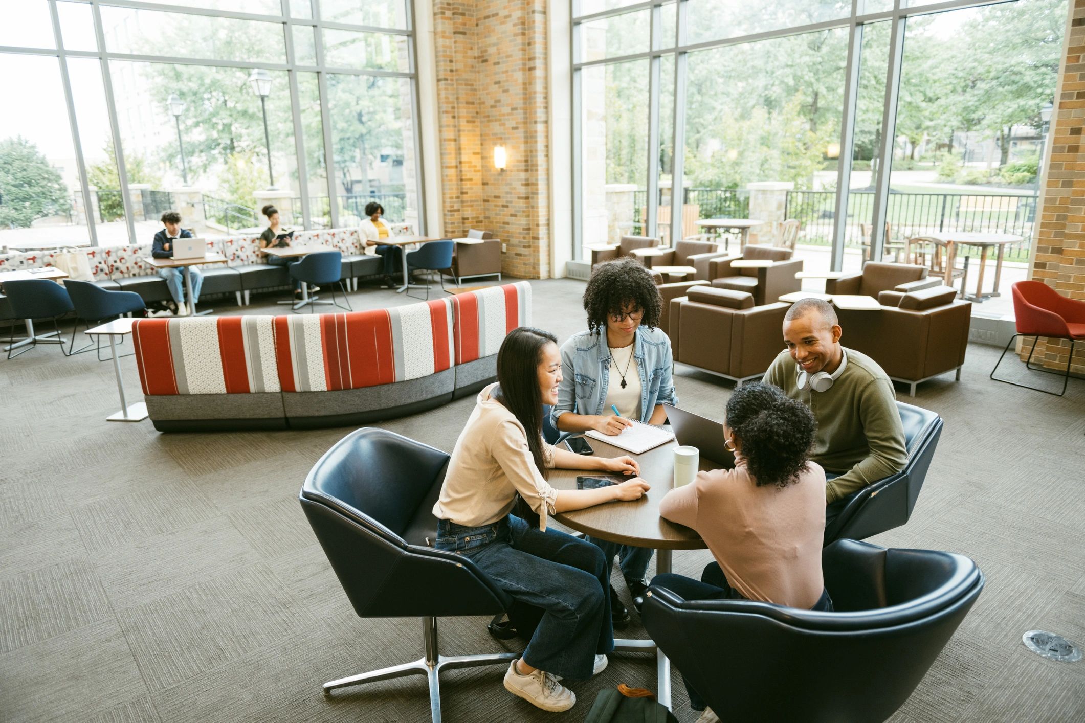University community gathered for a round-table discussion