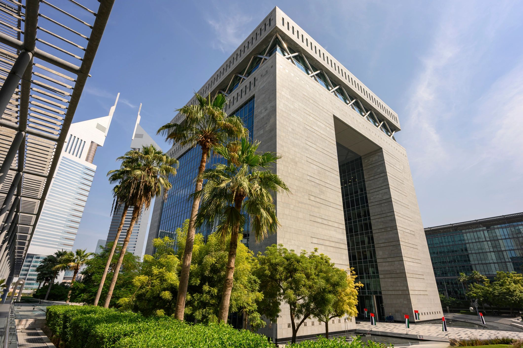 Modern architectural building representing a forward-looking academic environment