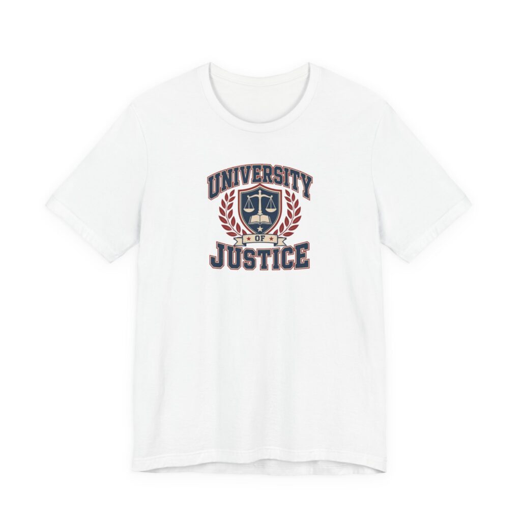 University of Justice Graphic T-Shirt